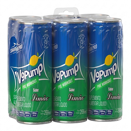 V9 DRINK SHARK PRO LIMAO C/ 6 269ML