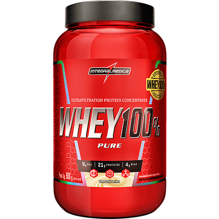 WHEY 100% PURE INTEGRAL PT 900G