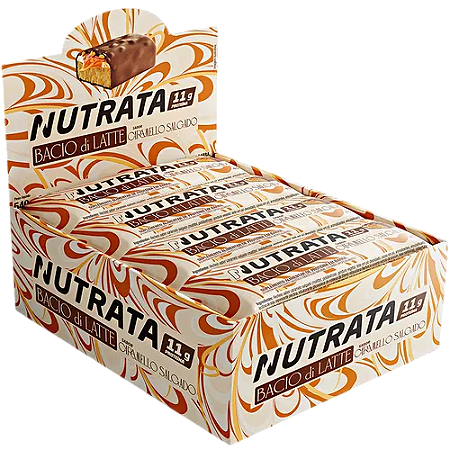 BARRA NUTRATA BACIO DE LATTE CARAMELO SALGADO D/12 45G