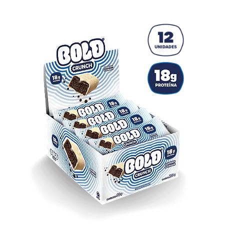 BOLD CRUNCH COOKIES CREAM D/12 60G