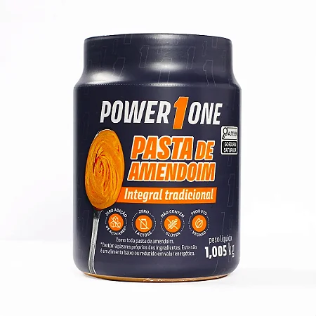 PASTA DE AMENDOIM POWER1ONE TRADICIONAL 1,005KG