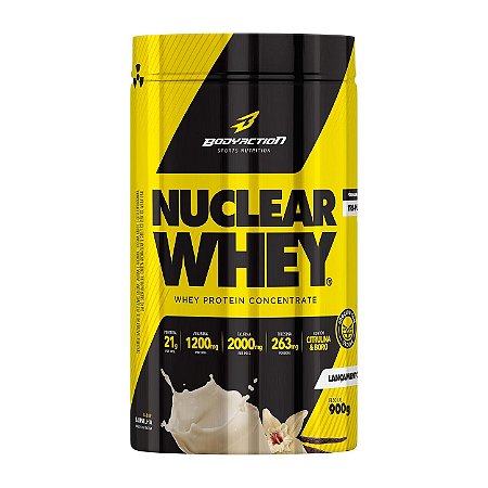 NUCLEAR WHEY BODYACTION BAUNILHA 900G