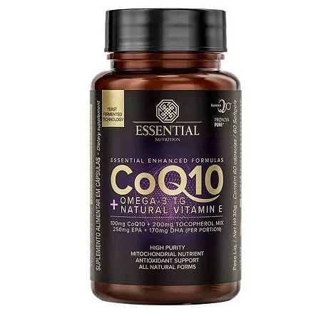COQ10 ESSENTIAL OMEGA 3TG NATURAL 60 CAPS