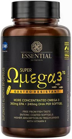 SUPER OMEGA 3 ESSENTIAL GASTRO RESISTANT 1000MG 90 CAPS