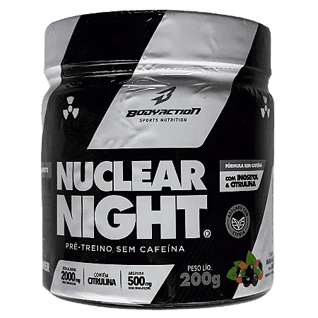 NUCLEAR NIGHT BODYACTION GUARANA C/ AÇAI 200G