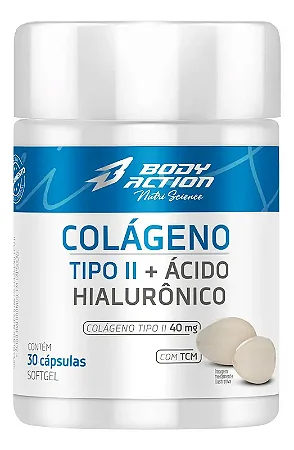 COLAGENO TIPO II BODYACTION C/ AC HIALURONICO 30 CAPS
