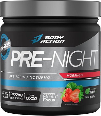 PRE-NIGHT BODYACTION MORANGO 200G