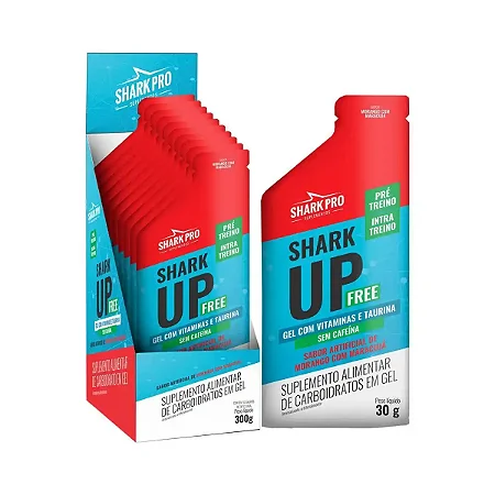 SHARK UP FREE SHARK PRO MORANGO C/ MARACUJA D/10 30G