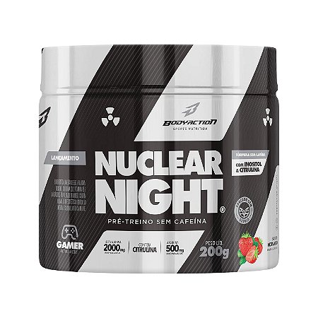 NUCLEAR NIGHT BODYACTION MORANGO 200G