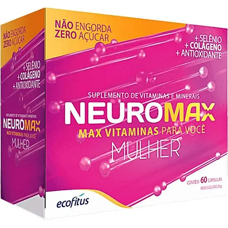 NEUROMAX MULHER ECOFITUS 60 CAPS