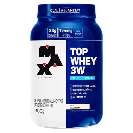 TOP WHEY 3W + PERFOR MAX TITANIUM 900G