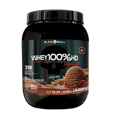 WHEY 100% HD BLACK SKULL GOURMET 450G