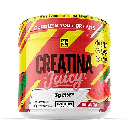 CREATINA JUICY IRIDIUM MELANCIA 210G