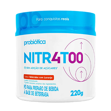 NITR4T00 PROBIOTICA BETERRAB/LARANJ 220G PRE TREINO
