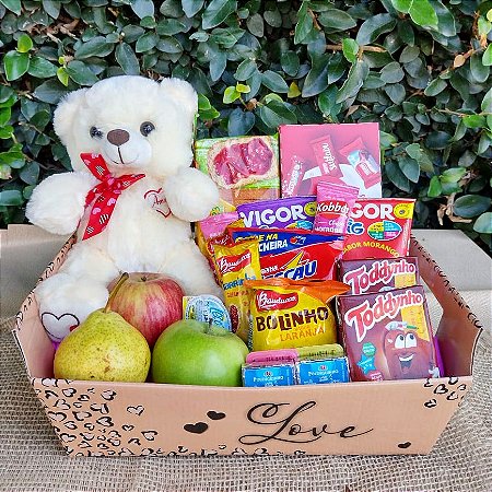 Bandeja BonJour  Love com Pelúcia