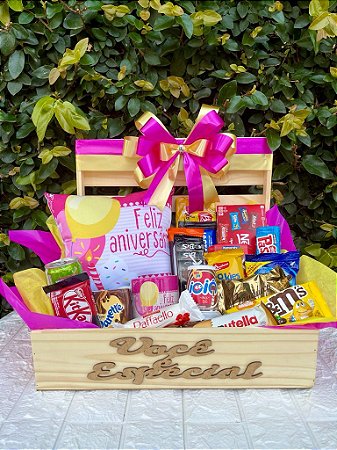 Baú  Alegria de Aniversário