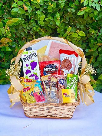 Cesta De Café Da Manhã Bom dia Nenem