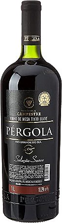 Vinho Tinto Pérgola Seleção Suave - 1 Litro