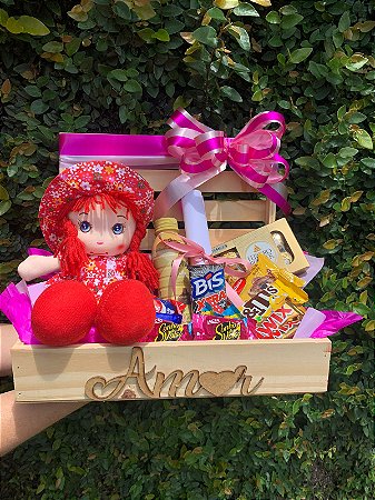 Baú  de Chocolates Doce Menina 002