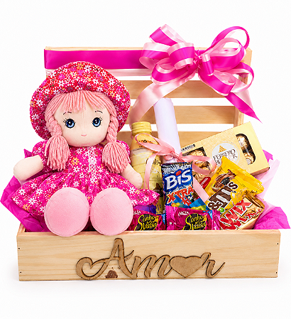 Baú de Chocolates Doce Menina 002