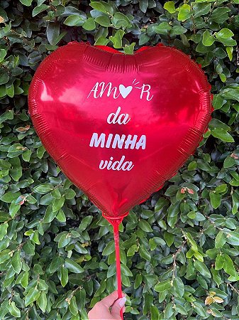Balão metalizado Amor da Minha vida