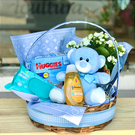 Linda Cesta Maternidade Mundo Azul