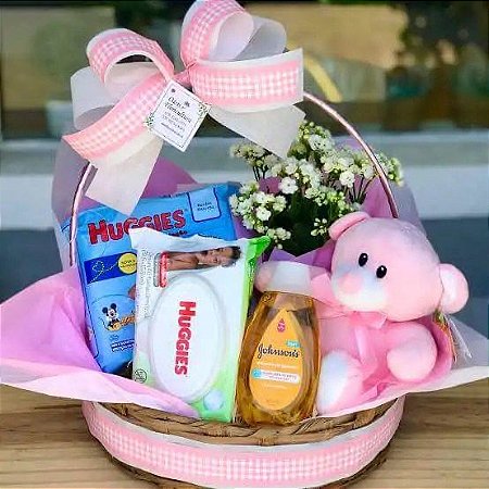 Cesta Maternidade para Mãe de Menina