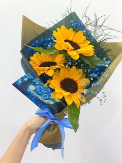 Ramalhete de Girassol Noite Estrelada