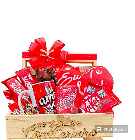 Baú De Chocolate Eu Amo Você