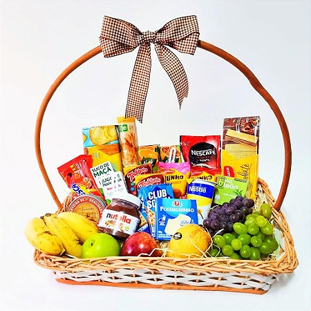 Luxuosa Cesta Café da Manhã dos Namorados