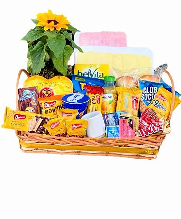 Manhã Radiante: Bandeja de Café com Girassol