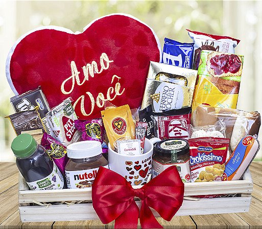 Cesta Especial Café da Manhã Romantica - Namorados