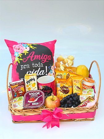 Bandeja de Café da Manhã "Amiga para toda vida!"