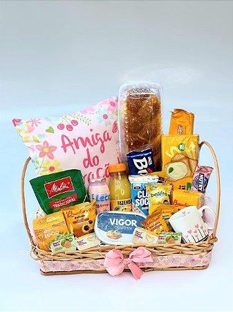 Bandeja de Café da Manhã "Amiga do Coração!"