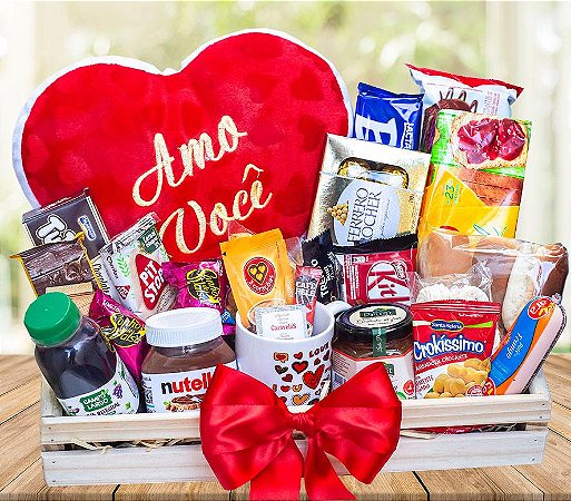 Bandeja Café da Manhã Romantica Com Pelúcia