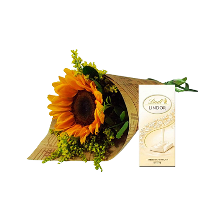 Girassol no Kraft com Barra Lindt White