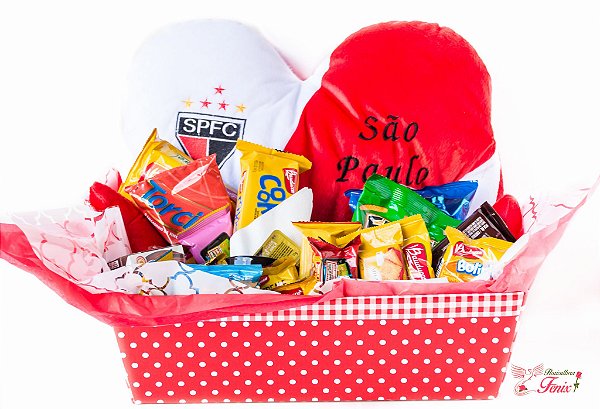 Cesta café da manhã do time São Paulo