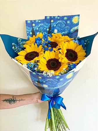 Buquê Girassóis de Van Gogh