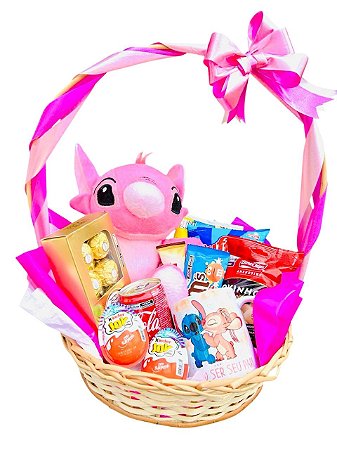 Cesta Especial de Chocolate angel stitch