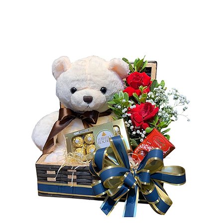 Baú Encanto com Lindt & Ferrero Rocher