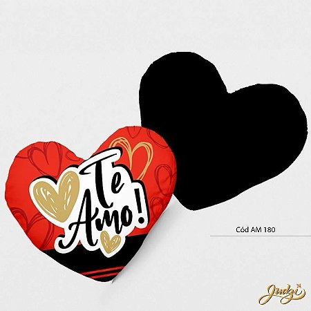 ALMOFADA CORAÇÃO - TE AMO