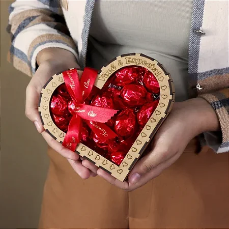 Coração de Chocolate Viermon 144 Gramas