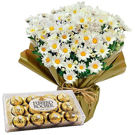 Margaridas Com Ferrero Rocher