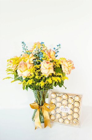 Brilhante de Rosas Ambience com Ferrero Rocher