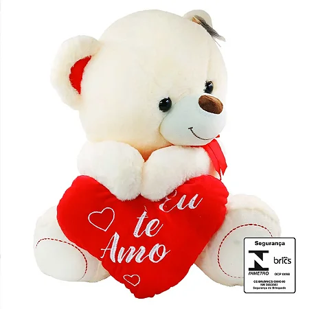 Urso de Pelúcia Eu Te Amo