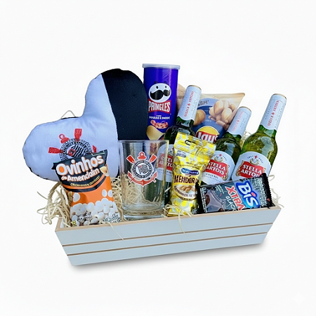 "Cesta de Presente Premium para Torcedor"