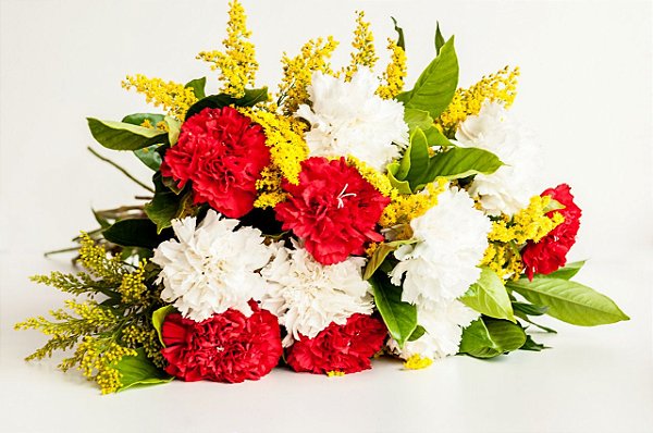 Buquê de cravos - Fênix Floricultura - Flores e presentes