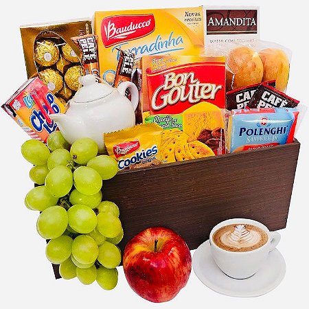 Cesta de Café da Manhã Diamante – Luxo e Sabor ao Amanhecer