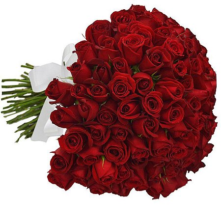 Promessa de Amor Eterno - Buquê de 42 Rosas Vermelhas