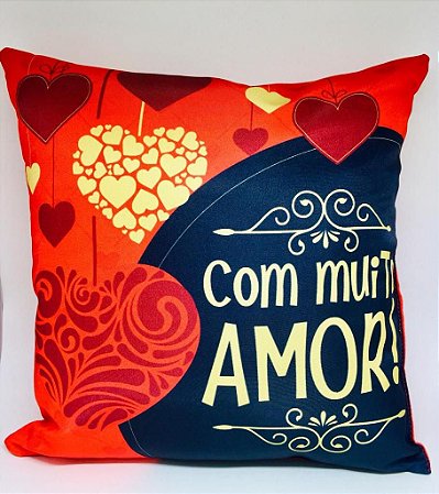 Almofada ''Com Muito Amor''